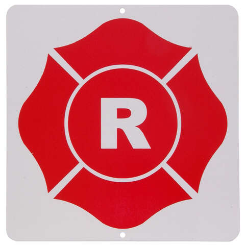 HILLMAN English Red Safety OSHA Sign 9 in. H X 9 in. W, Pack of 6