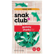 Snak Club Raspberry Sharks Gummi Candy 2.75 oz Bagged, Pack of 12