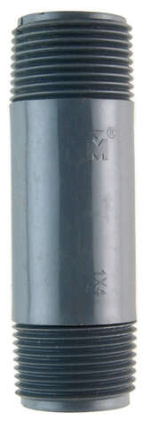 B&K Schedule 80 1 in. MIP X 1 in. D MIP PVC 4 in. Nipple 1 pk