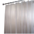 iDesign 96 in. H X 72 in. W Frosted Solid Shower Curtain Liner EVA