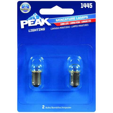 Peak Incandescent Parking/Side Marker/Turn Miniature Automotive Bulb 1445