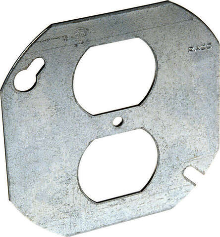 Raco Octagon Steel 4 in. H X 4 in. W Box Cover, Pack of 10