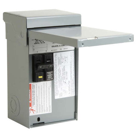 Square D 50 amps 120/240 V 2 space 4 circuits Bolt-On Mount Main Lug Load Center