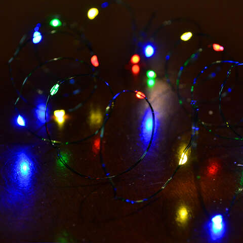 Celebrations LED Micro/5mm Multicolored 100 ct String Christmas Lights 33.33 ft., Pack of 12