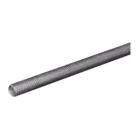 SteelWorks 7/16 in. D X 36 in. L Steel Threaded Rod, Pack of 5