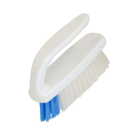 Quickie 4 in. W Soft Bristle 4 in. Plastic Handle Scrub Brush