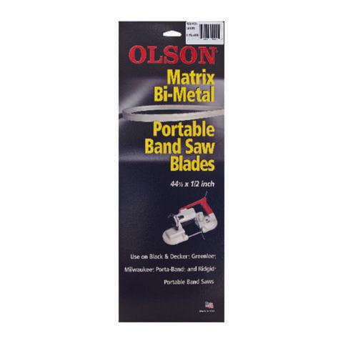 Olson 44.9 in. L X 0.5 in. W Bi-Metal Band Saw Blade 14 TPI Regular teeth 1 pk