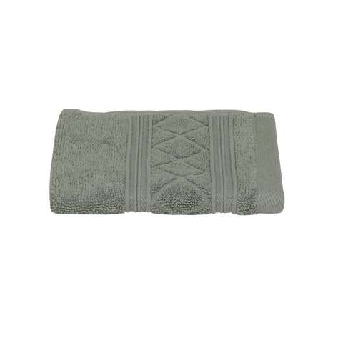 Sttelli Radiance Limestone Cotton Washcloth 1 pc, Pack of 6