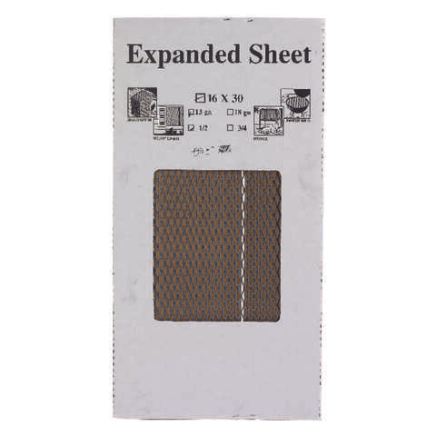 SteelWorks 30 in. 16 in. Uncoated Steel Weldable Expanded Steel