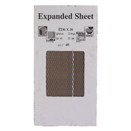 SteelWorks 30 in. 16 in. Uncoated Steel Weldable Expanded Steel