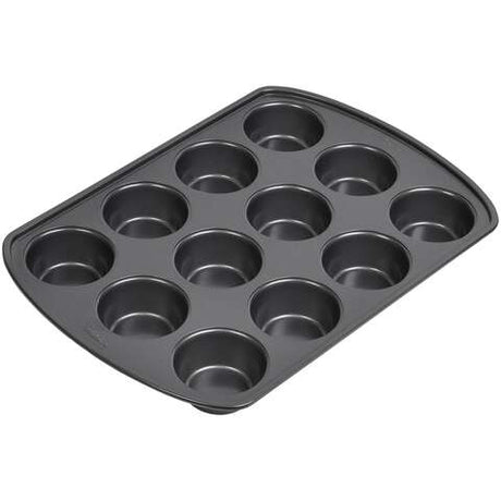 Wilton 15 in. W X 10.5 in. L Muffin Pan Gray