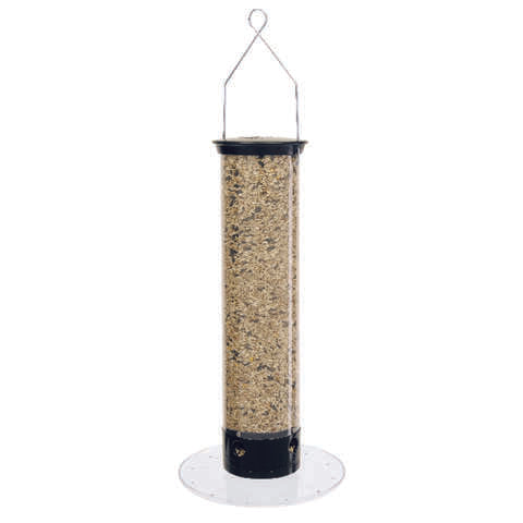 Droll Yankees Tipper Wild Bird 5 lb Polycarbonate Tube Bird Feeder 4 ports