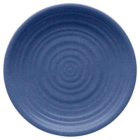 TarHong Blue Bamboo/Fiber Artisan Dinner Plate 1 each