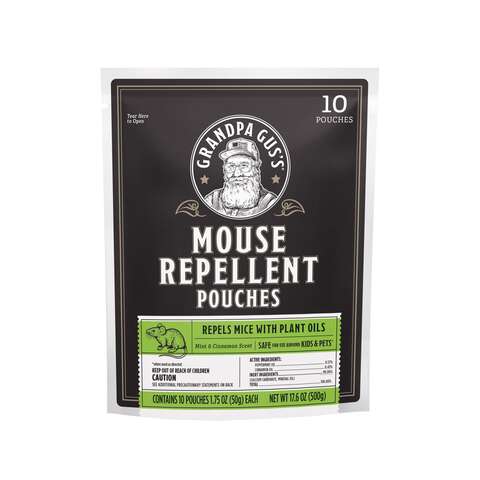 Grandpa Gus's Animal Repellent Pouch For Mice 12 pk, Pack of 6