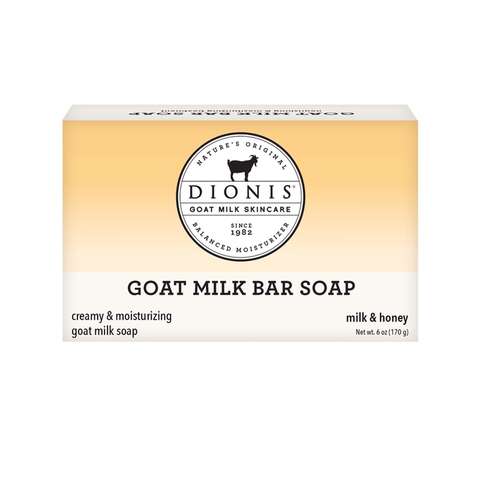 Dionis Goat Milk Milk & Honey Scent Soap Bar 6 oz 1 pk