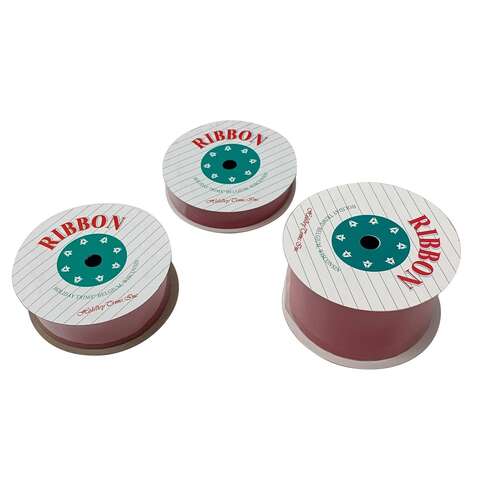 Holiday Trims Red Christmas Ribbon, Pack of 24