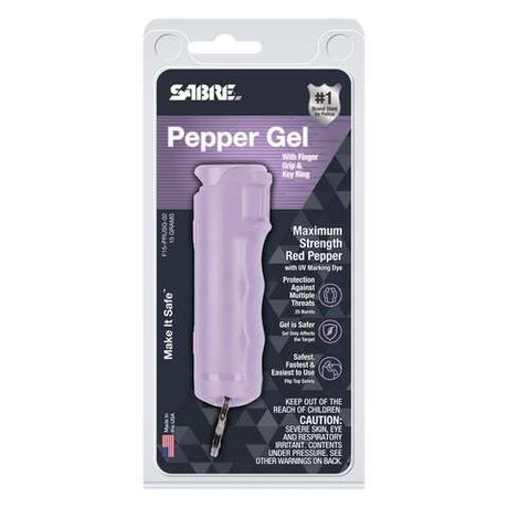 Sabre Lavender Plastic Gel Pepper Spray
