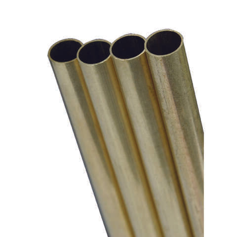 K&S 1/16 in. D X 36 in. L Round Brass Tube 1 pk, Pack of 5