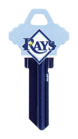 HILLMAN MLB Tampa Bay Rays House/Office Key Blank 68 SC1 Single For Schlage Locks, Pack of 6