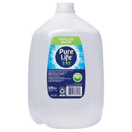 PureLife Distilled Bottled Water 1 gal 1 pk, Pack of 6