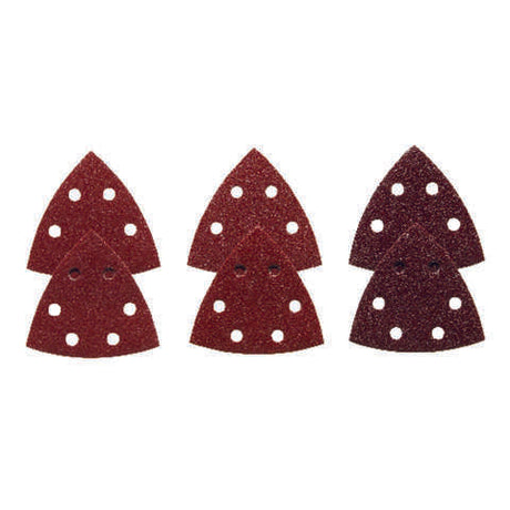 Bosch 3-1/2 in. L X 3.75 in. W Assorted Grit Aluminum Oxide Detail Sanding Triangle 6 pk