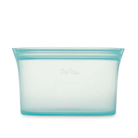 Zip Top 32 oz Teal Food Storage 1 pk