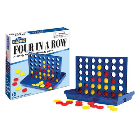 Playmaker Toys Classic Games Four in a Row Multicolored, Pack of 12