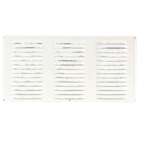 Air Vent 8 in. H X 16 in. L White Aluminum Undereave Vent, Pack of 24