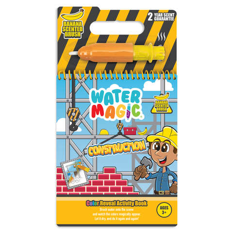 Scentco Water Magic Construction Activity Book Multicolored 1 pc, Pack of 10