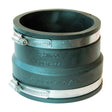 Fernco 4 in. Hub each X 4 in. D Hub Plastic Flexible Coupling