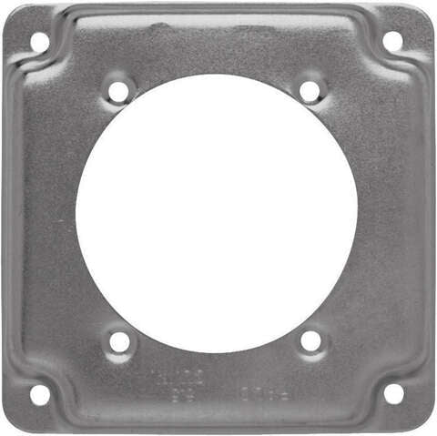 Raco Square Steel 2 gang 4 in. H X 4 in. W Box Cover