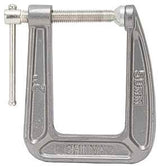 Vulcan 38-123 C-Clamp, 2 in Max Opening Size, 3-1/5 in D Throat, Steel Body, Gray Body