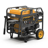 Firman P12002 Portable Generator, 50A, 120/240V, 15,000W Output, Gasoline, 13.3gal Tank, 11hr Run Time, Electric