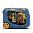 Firman WH03041 Portable Inverter Generator, 30 A, 120 VAC, Gasoline, LPG, 1.8 gal Tank, 9 hr Run Time, Recoil Start