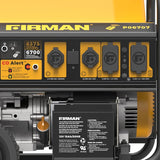 Firman P06707 Portable Generator, 30 A, 1200/240 V, 8375/6700 W Output, Gas, 13 hr Run Time, Electric, Remote, Recoil Start
