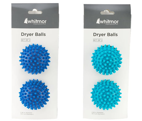 Whitmor 6754-2419-AST Dryer Ball Set, Multi-Color, Pack of 12