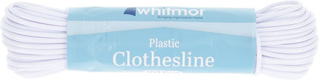 Whitmor 6198-921 Clothesline, 100 ft L, Plastic, White