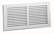 Tru Aire 8 in. H X 10 in. W 1-Way Powder Coat White Steel Return Air Grille