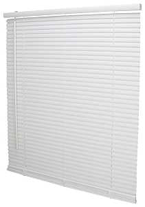 Simple Spaces PVCMB-6A Blind, 64 in L, 31 in W, Vinyl, White