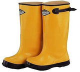 Diamondback RB001-10-C Over Shoe Boots, 10, Yellow, Rubber Upper, Slip on Boots Closure