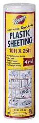 Carry-Home SP-4CH10-C Poly Film, 4 mil Thick, 25 ft L, 10 ft W, Clear