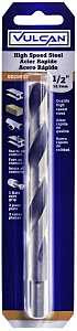 Vulcan 289671OR Jobber Drill Bit, 1/2 in Dia, 6 in OAL, 3-Flat, Reduced Shank