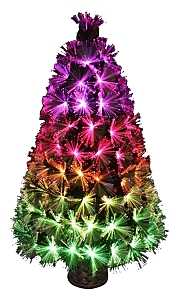 Hometown Holidays 54630 Fireworks Fiber Optic, 8-3/4 in L, Christmas, PVC, Ombre, Shiny