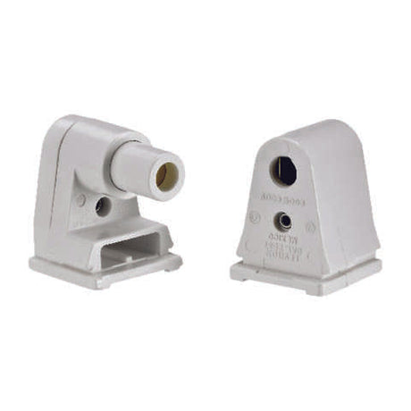 Leviton Plastic Fluorescent Pedestal Base Lampholder 1 pk