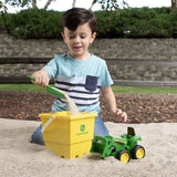 John Deere Toys 47339 Sand Pit Bucket Set, 18 Months and Up, Green/Yellow