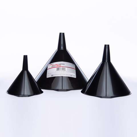 Shop Craft Black Plastic Funnel Set, Pack of 6