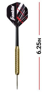 Franklin Sports 56011 Dart Set, Steel Tip Dart, Nylon/Steel