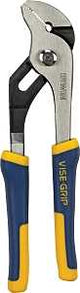 Irwin 4935320 Groove Joint Plier, 8 in OAL, 1-3/4 in Jaw Opening, Blue/Yellow Handle, Cushion-Grip Handle, 1 in L Jaw