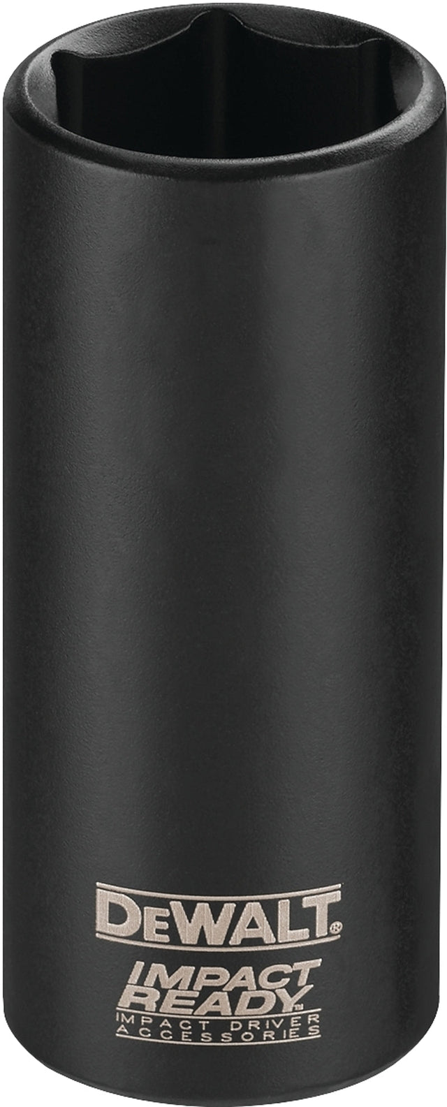 DeWALT IMPACT READY DW2284 Impact Socket, 3/8 in Socket, 3/8 in Drive, Square Drive, 6-Point, Steel, Black Oxide