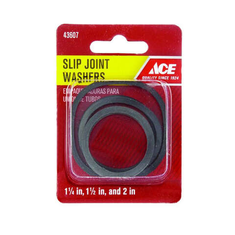 Ace Assorted in. D Rubber Assorted Washer 1 pk, Pack of 5